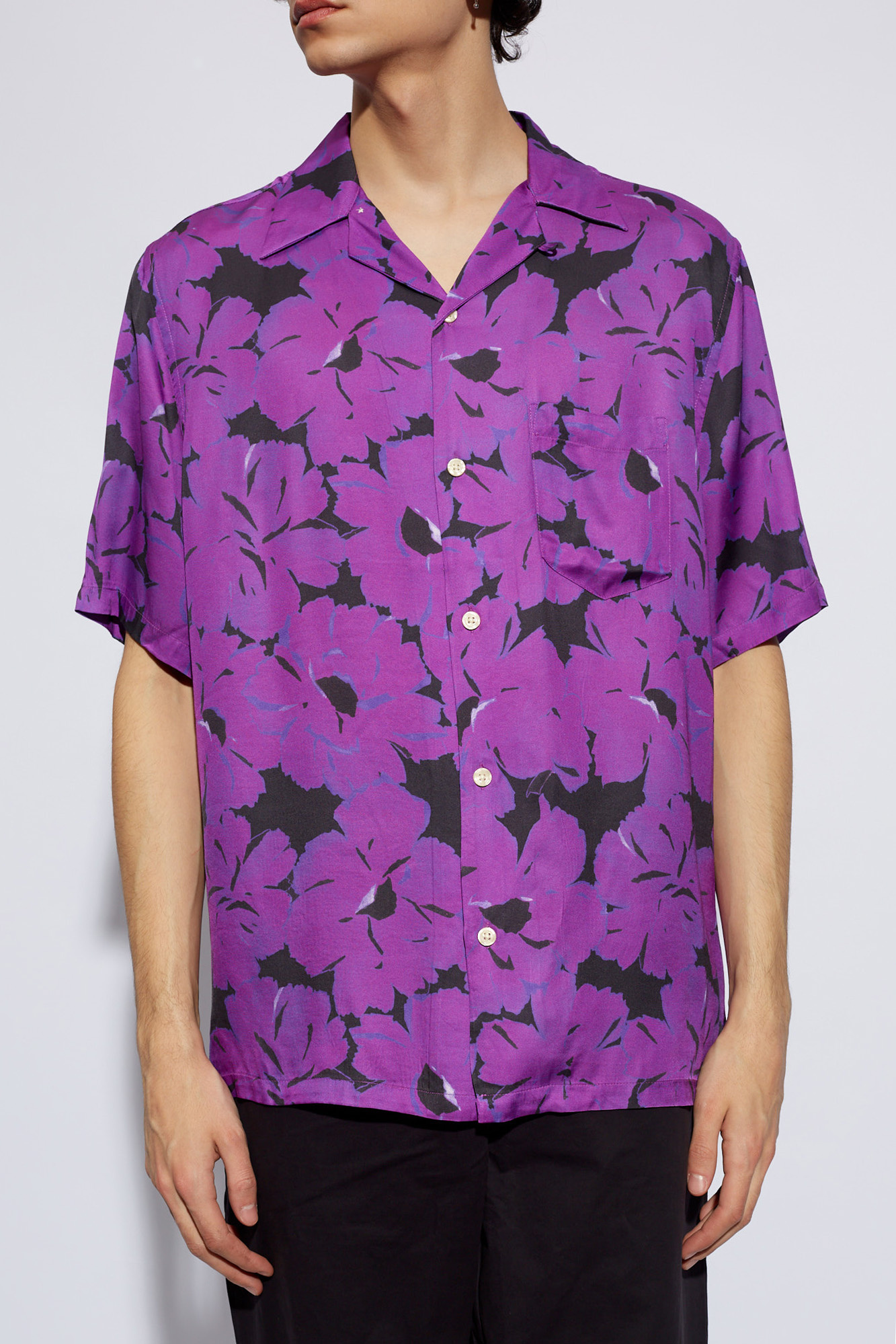 ALLSAINTS シャツ DAISICAL FLORAL PRINT RELAXED SHIRT